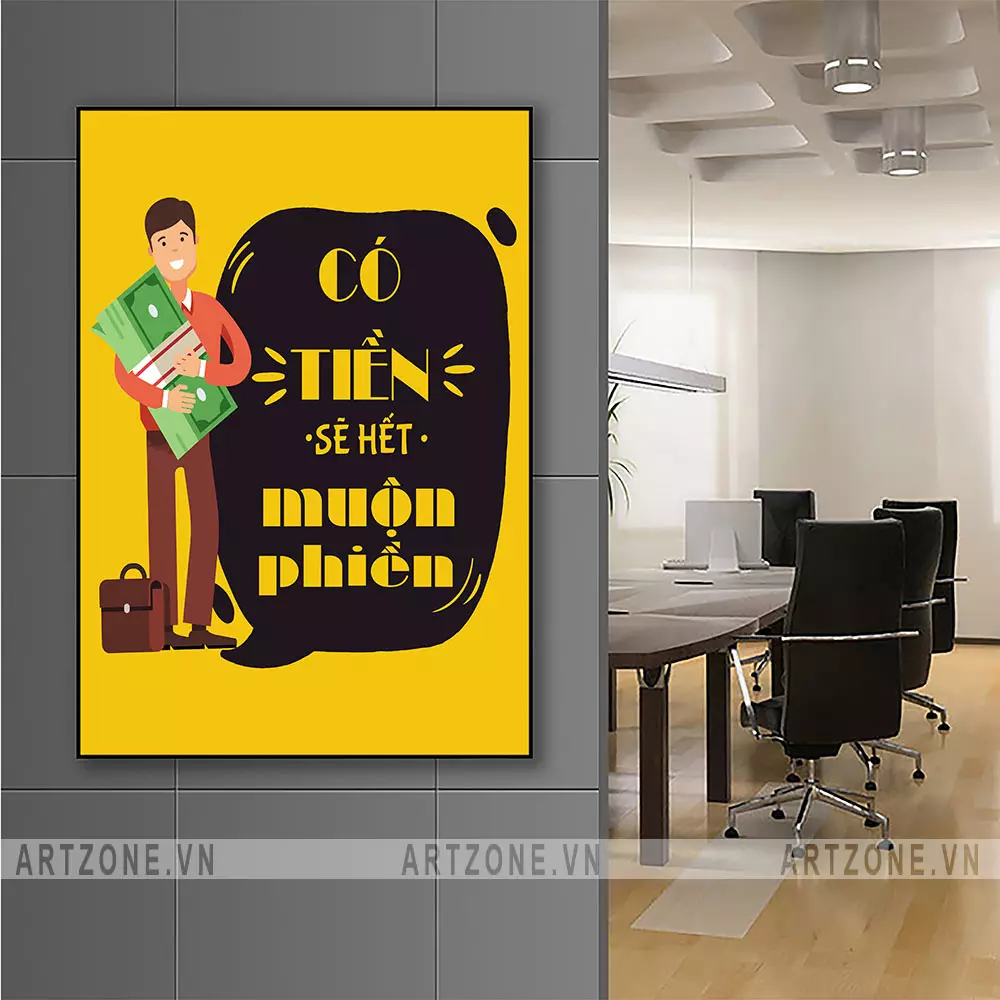 Tranh động lực tạo cảm hứng làm việc