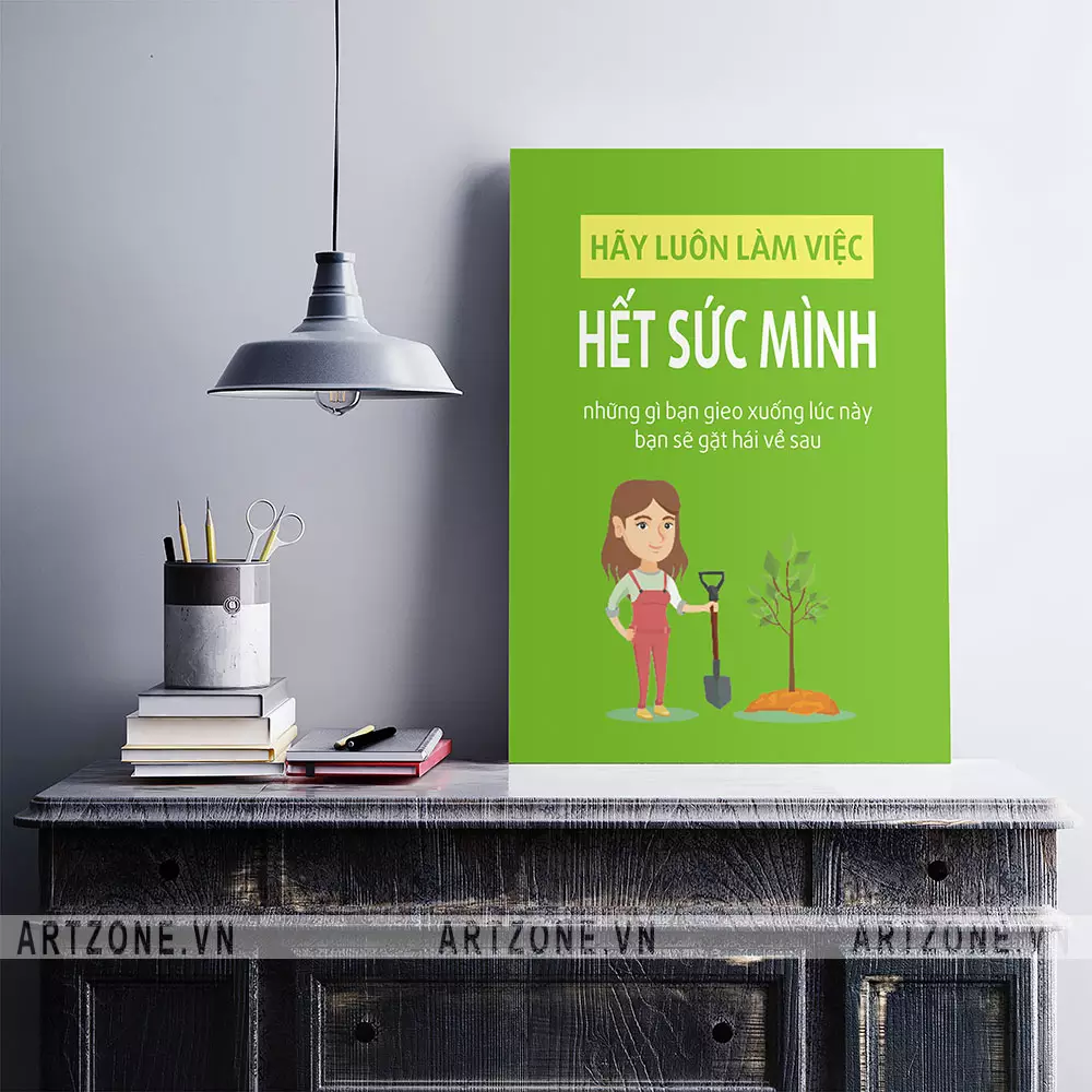 Tranh treo tường văn phòng tạo động lực
