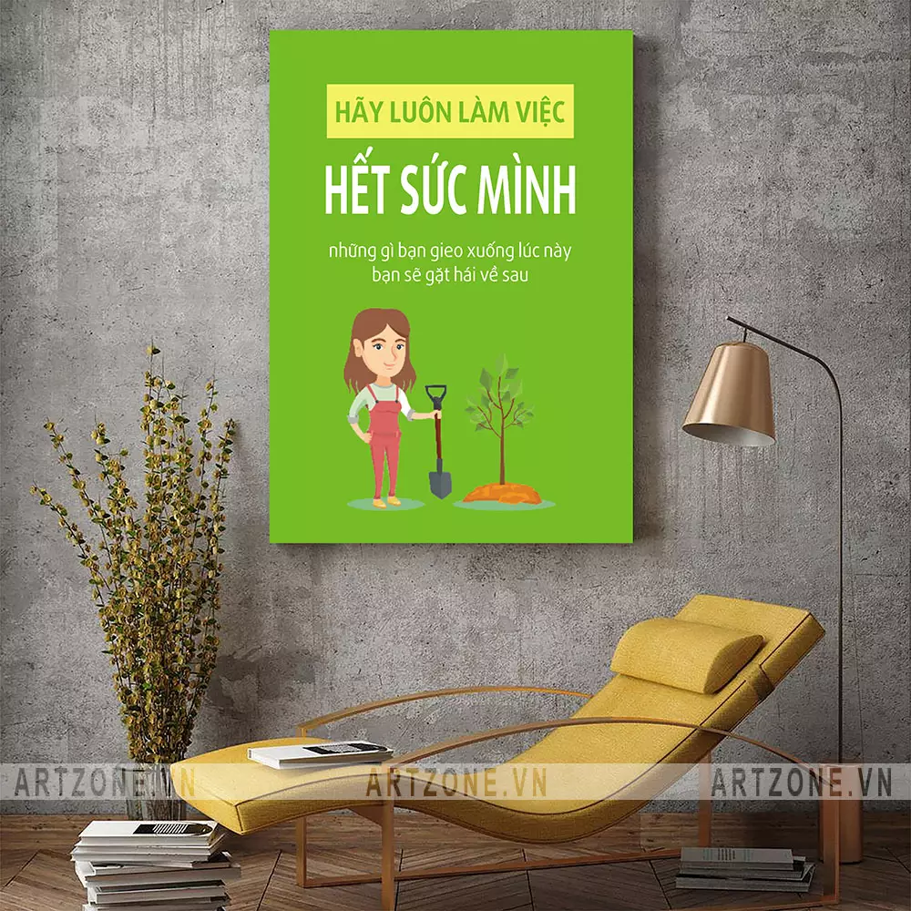 Tranh tạo động lực cho nhân viên