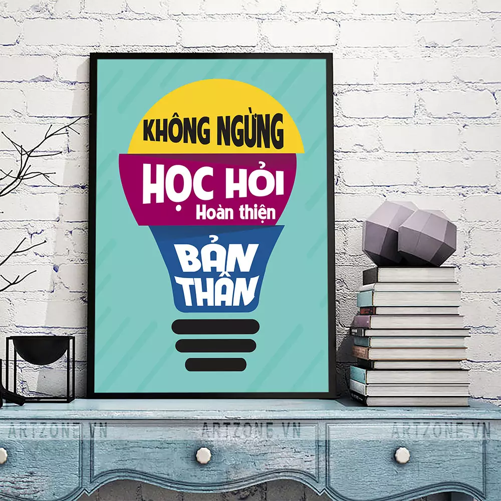 Tranh động lực tạo không khí làm việc tích cực