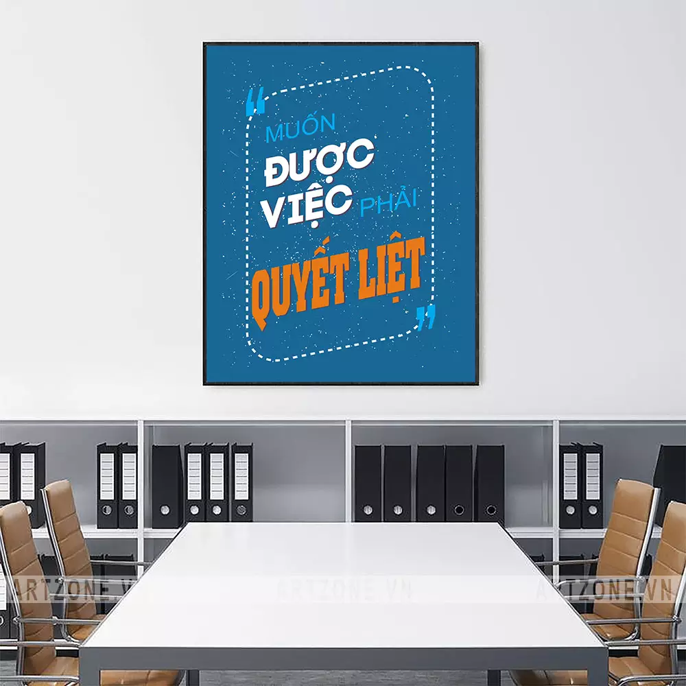 Treo tranh động lực ở vị trí phù hợp