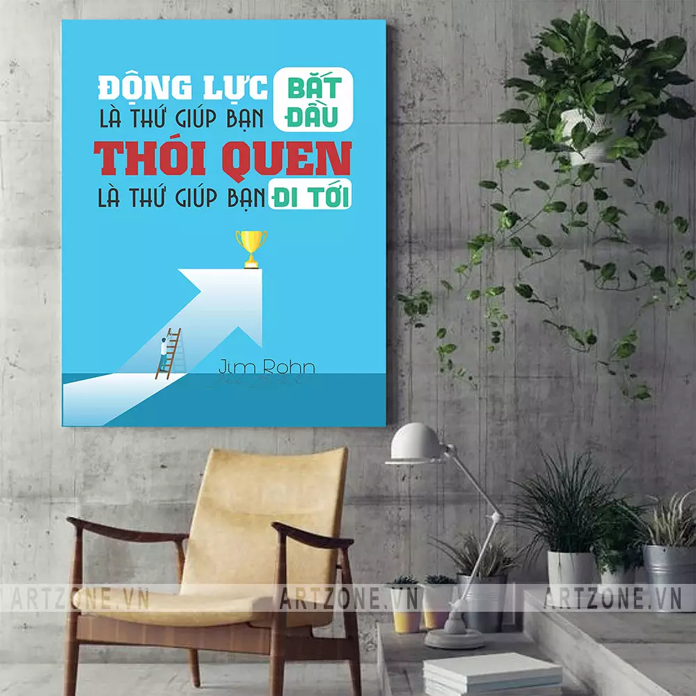 Tranh treo tường tạo động lực cho tập thể