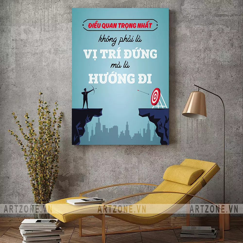 Tranh slogan tạo động lực cho văn phòng