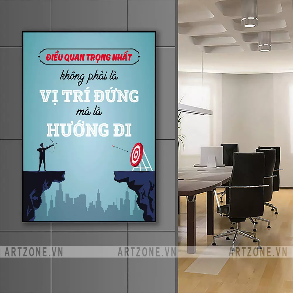 Tranh trang trí văn phòng giá rẻ