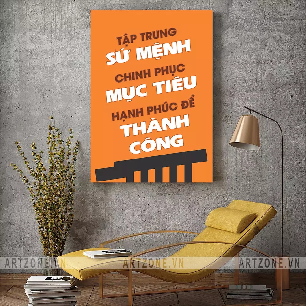 Tranh động lực văn phòng - Gắn kết sức mạnh tập thể
