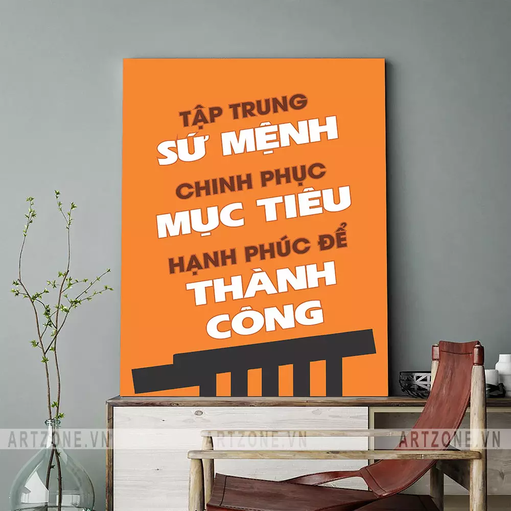 Tranh treo văn phòng động lực - Oprah Winfrey