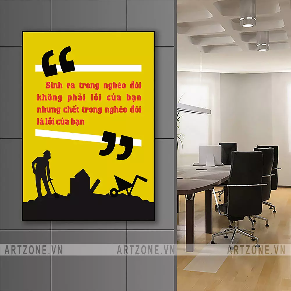 Tranh động lực thúc đẩy tinh thần làm việc