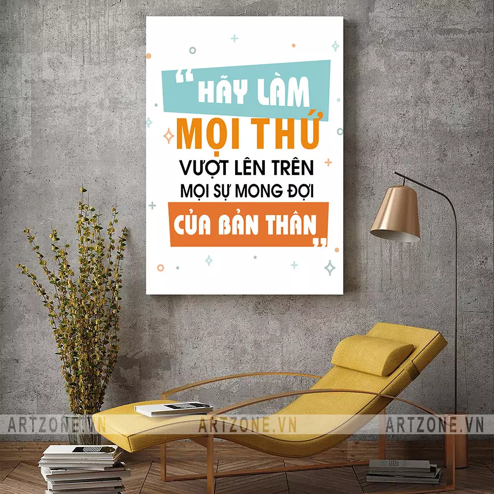 Tranh treo tường tạo động lực cho nhân viên