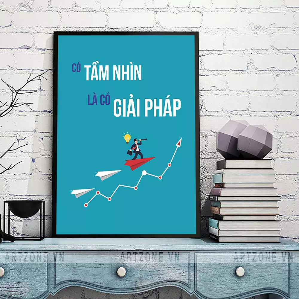 Tranh trang trí văn phòng hiện đại, truyền cảm hứng