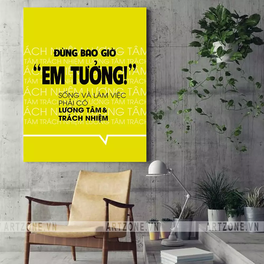 Tranh động lực tạo không khí làm việc tích cực