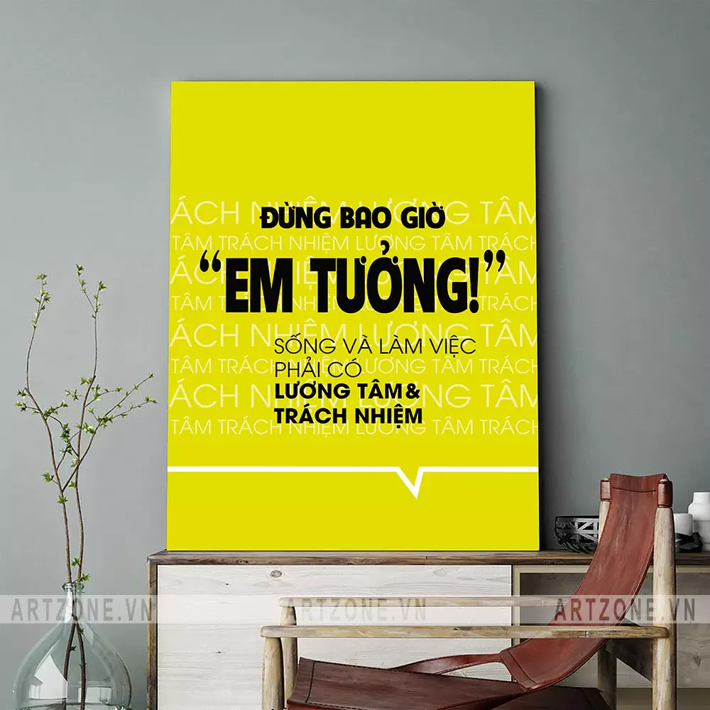Lựa chọn tranh treo tường phù hợp với phong cách văn phòng