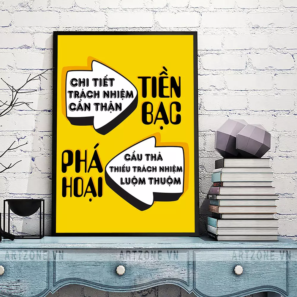 Mẫu tranh slogan đẹp cho văn phòng
