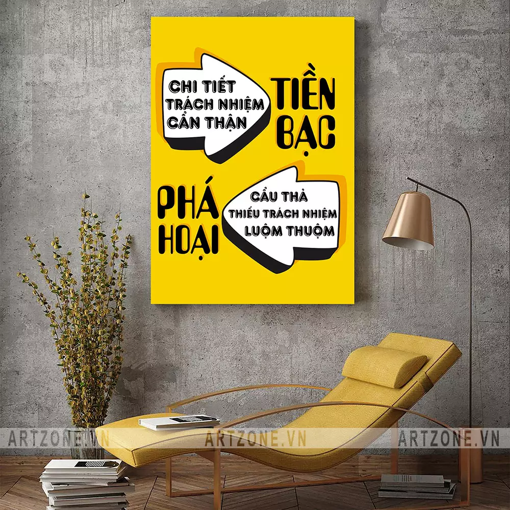 Tranh slogan treo tường văn phòng