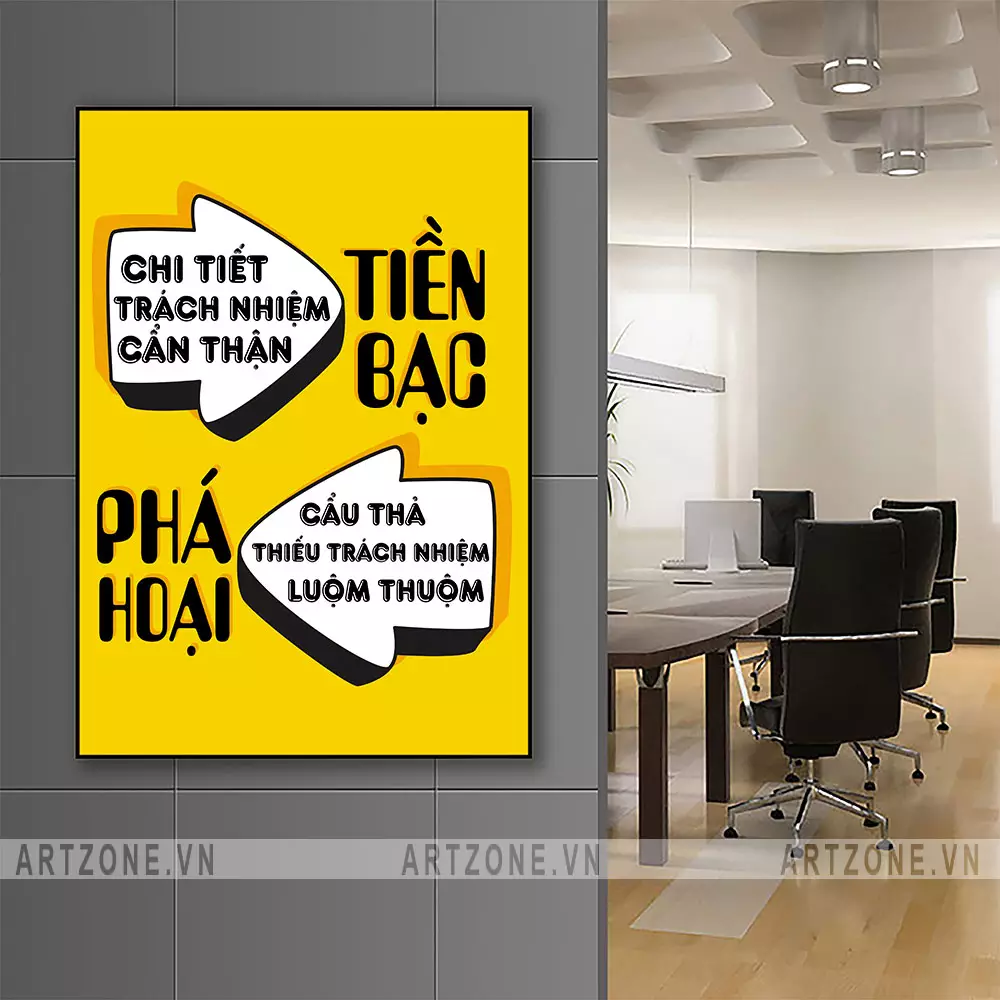 Tranh treo tường slogan đẹp