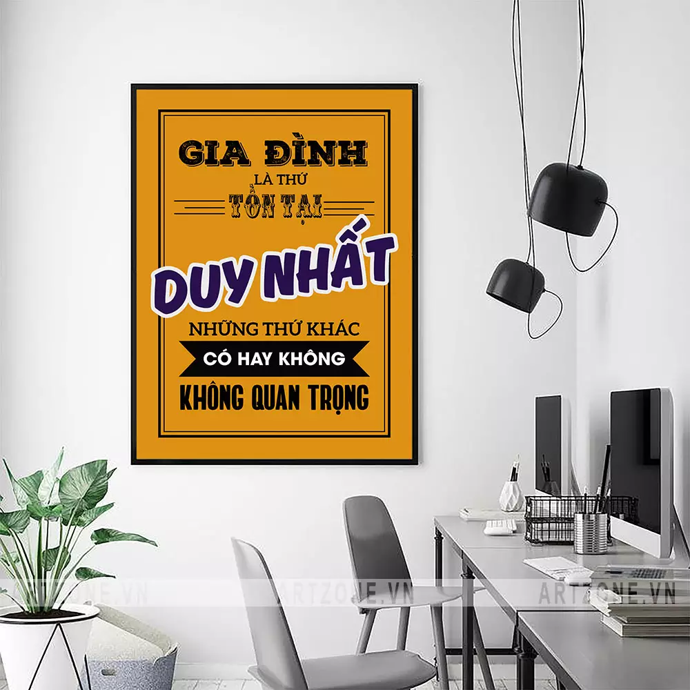 Tranh trang trí văn phòng tạo động lực