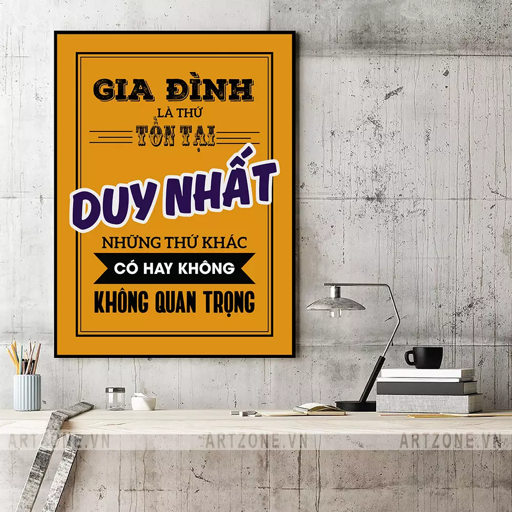 Tranh trang trí văn phòng gắn kết