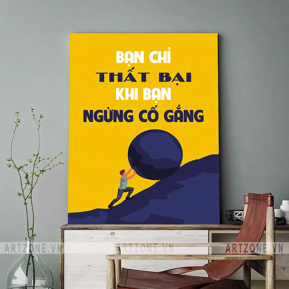Tranh treo tường văn phòng đẹp và ý nghĩa