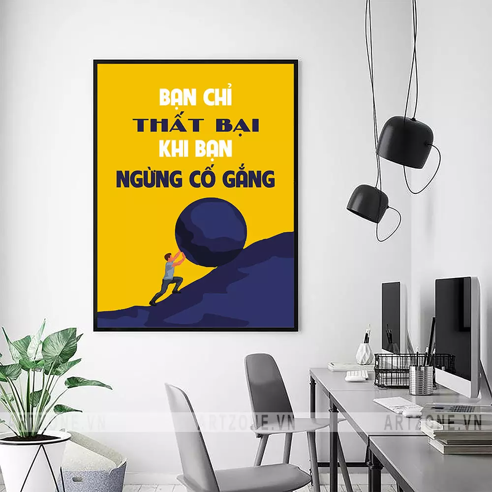 Tranh treo tường văn phòng đẹp và ý nghĩa