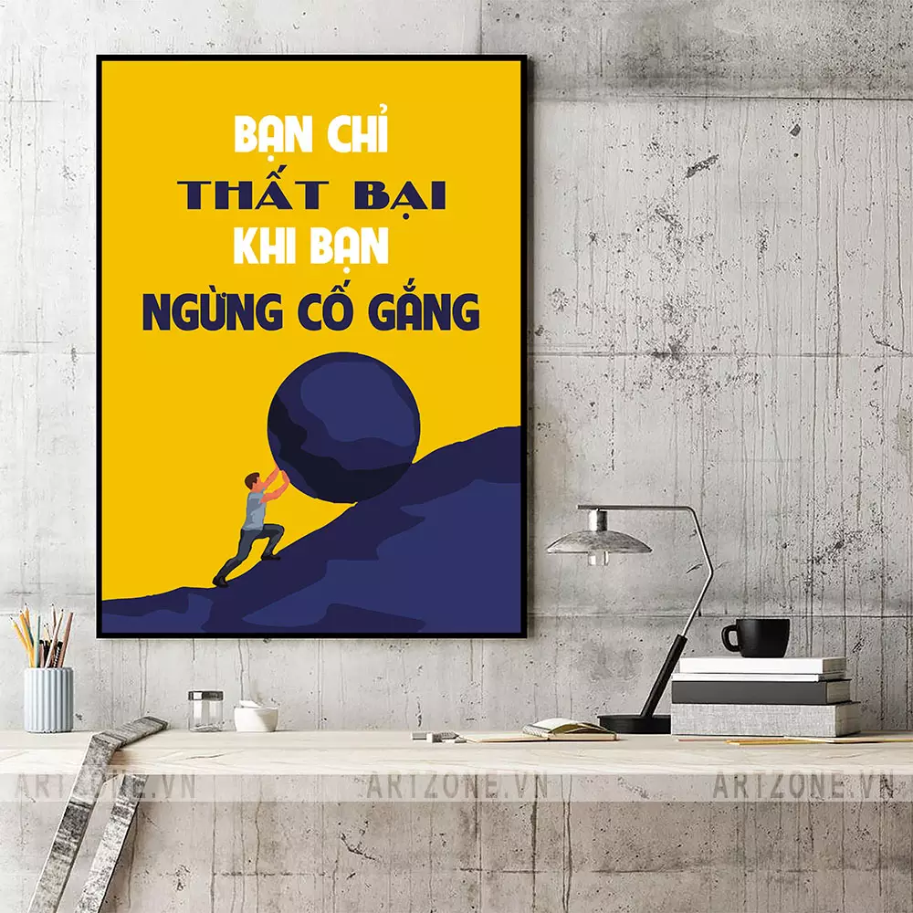 Tranh treo tường văn phòng đẹp và ý nghĩa