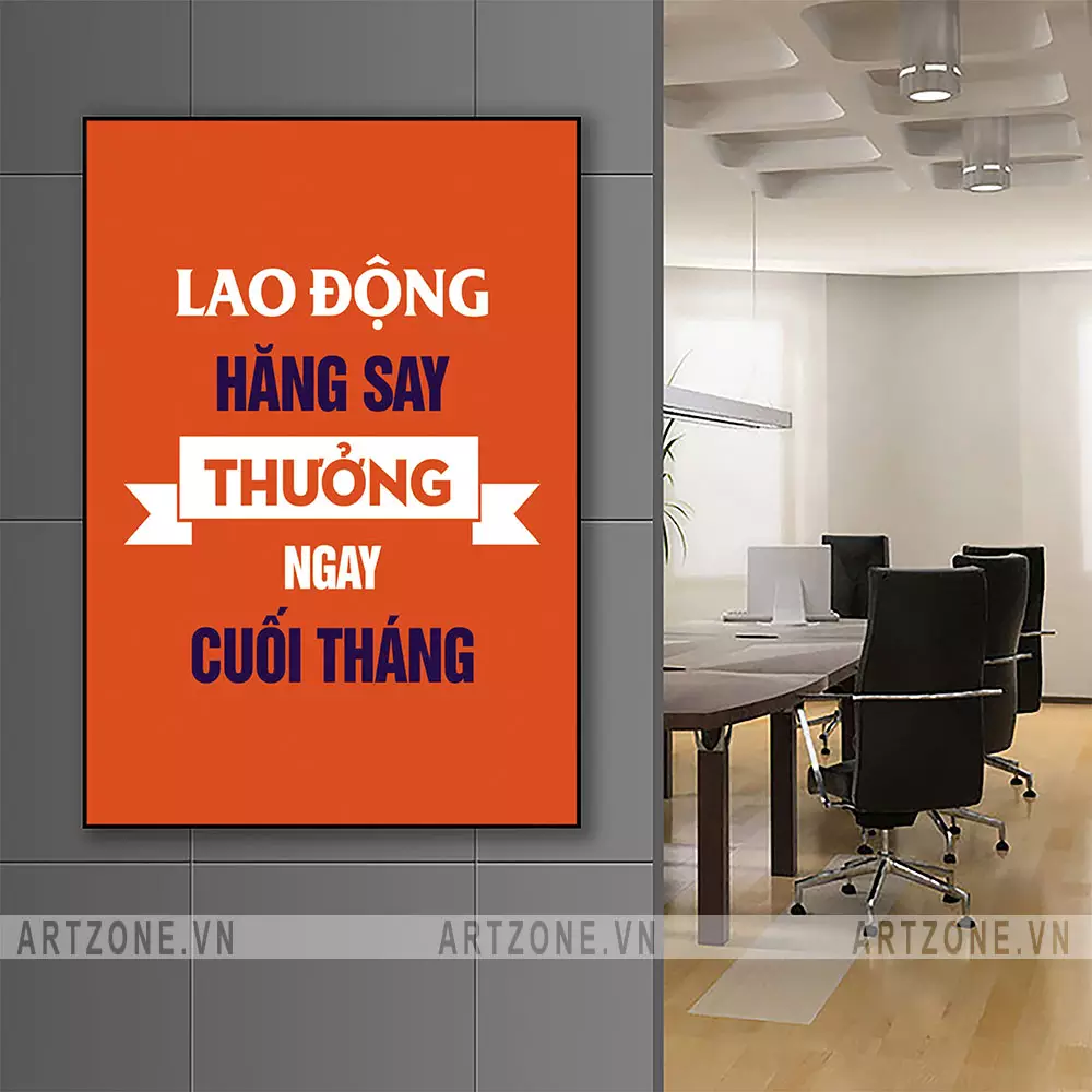 Tranh động lực làm việc chất lượng cao