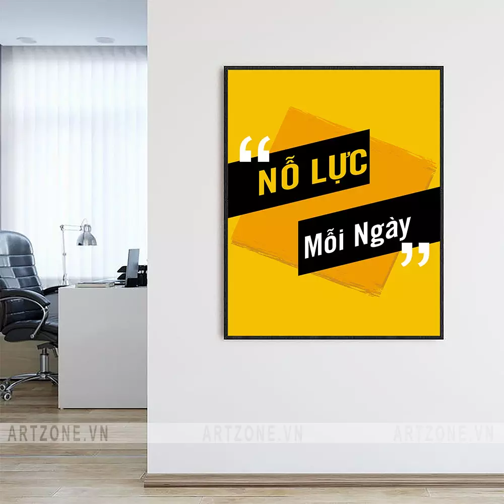 Tranh động lực treo tường văn phòng chất lượng cao