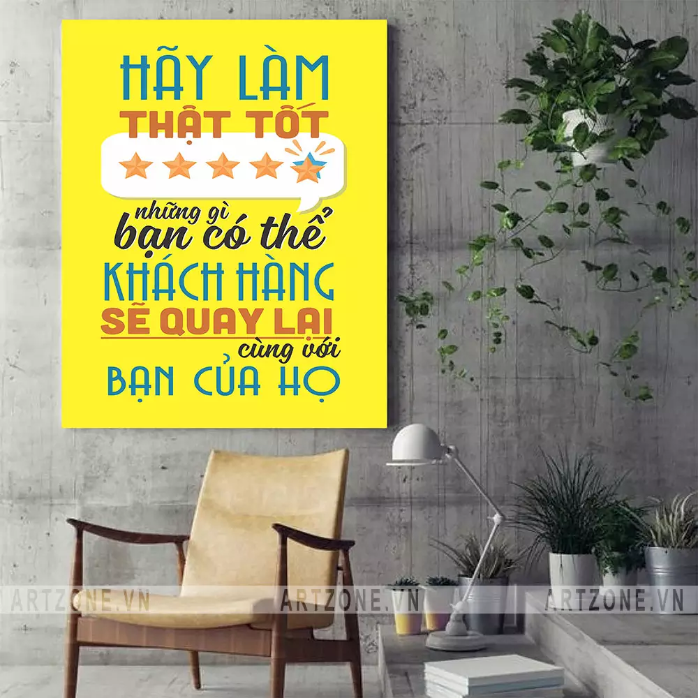 Bố trí tranh cân đối tạo không gian hài hòa