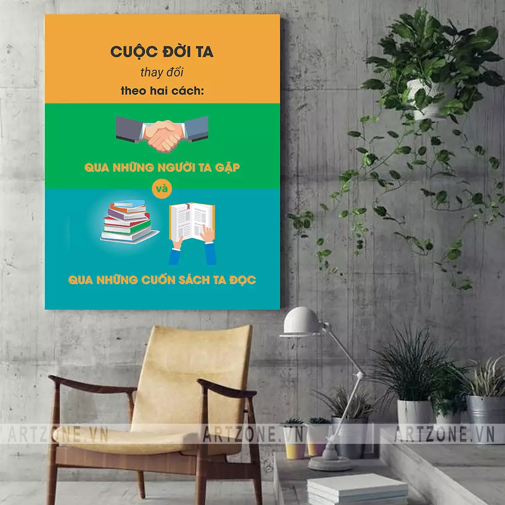 Tranh treo tường có trích dẫn hay