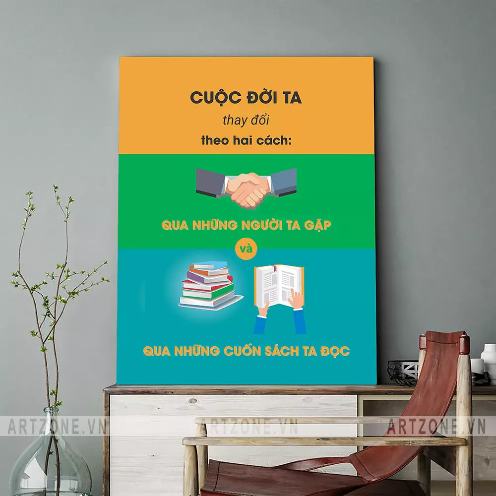 Tranh treo tường văn phòng hiện đại