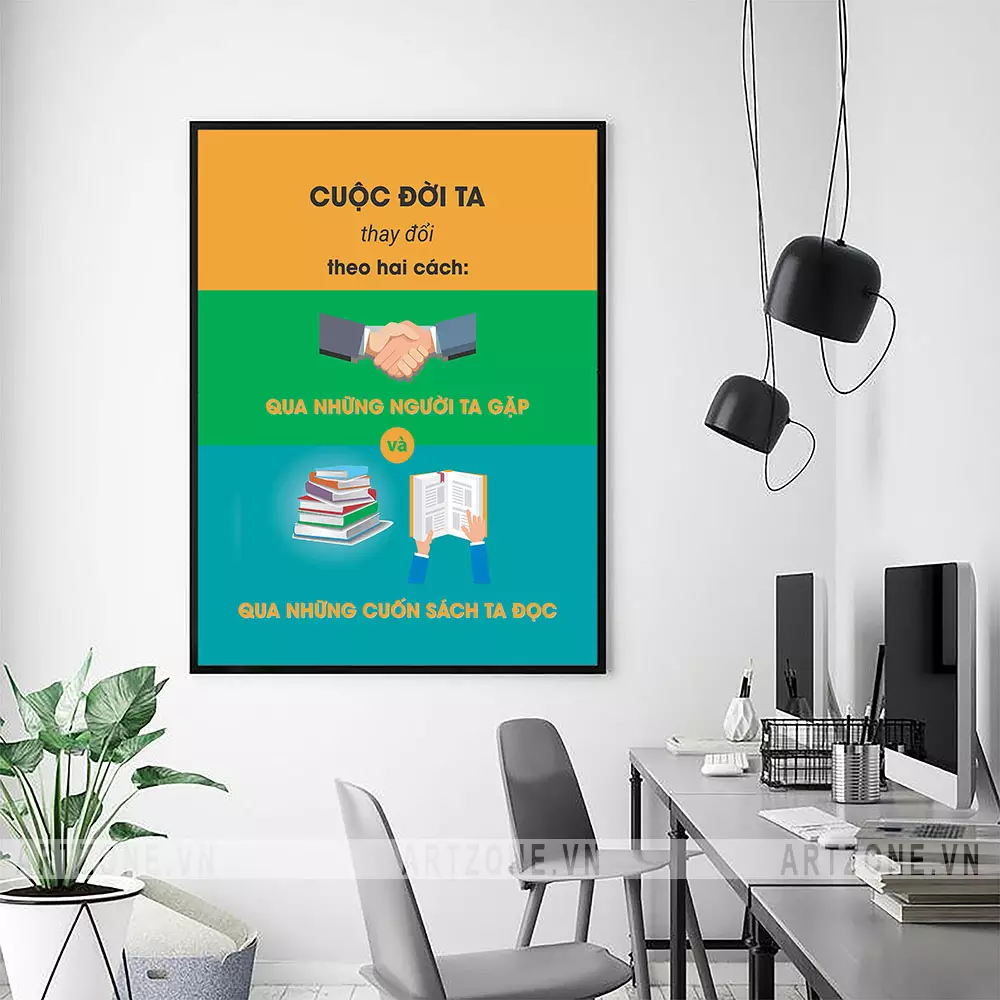 Tranh treo tường văn phòng phong thủy