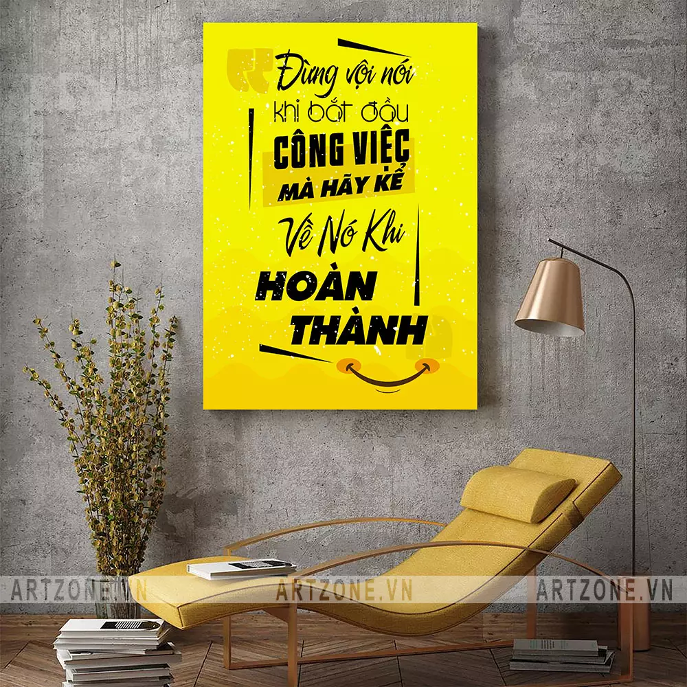 Tranh tạo động lực với hình ảnh tượng trưng cho sự thành công