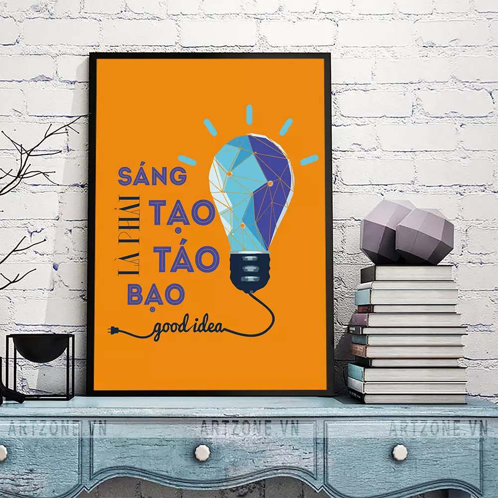 Tranh động lực tạo tinh thần đoàn kết sáng tạo AZ1-0416