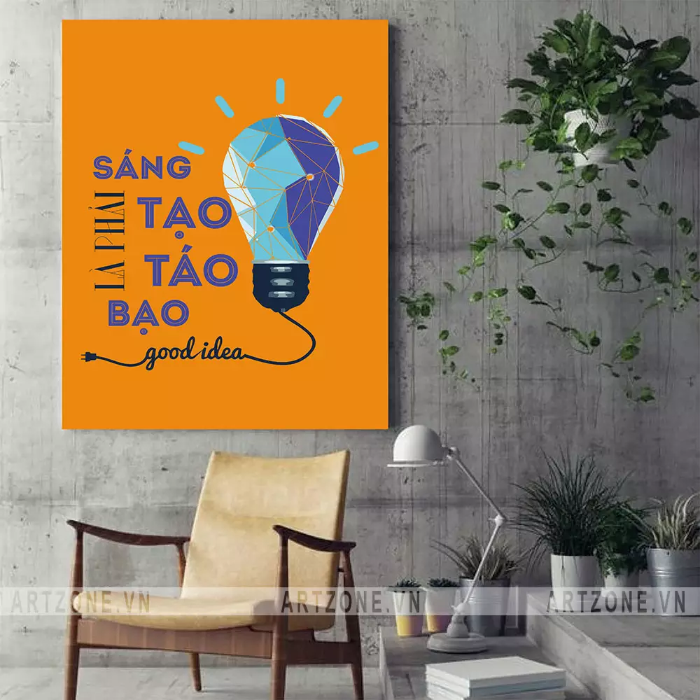 Tranh động lực sáng tạo cho văn phòng làm việc AZ1-0416