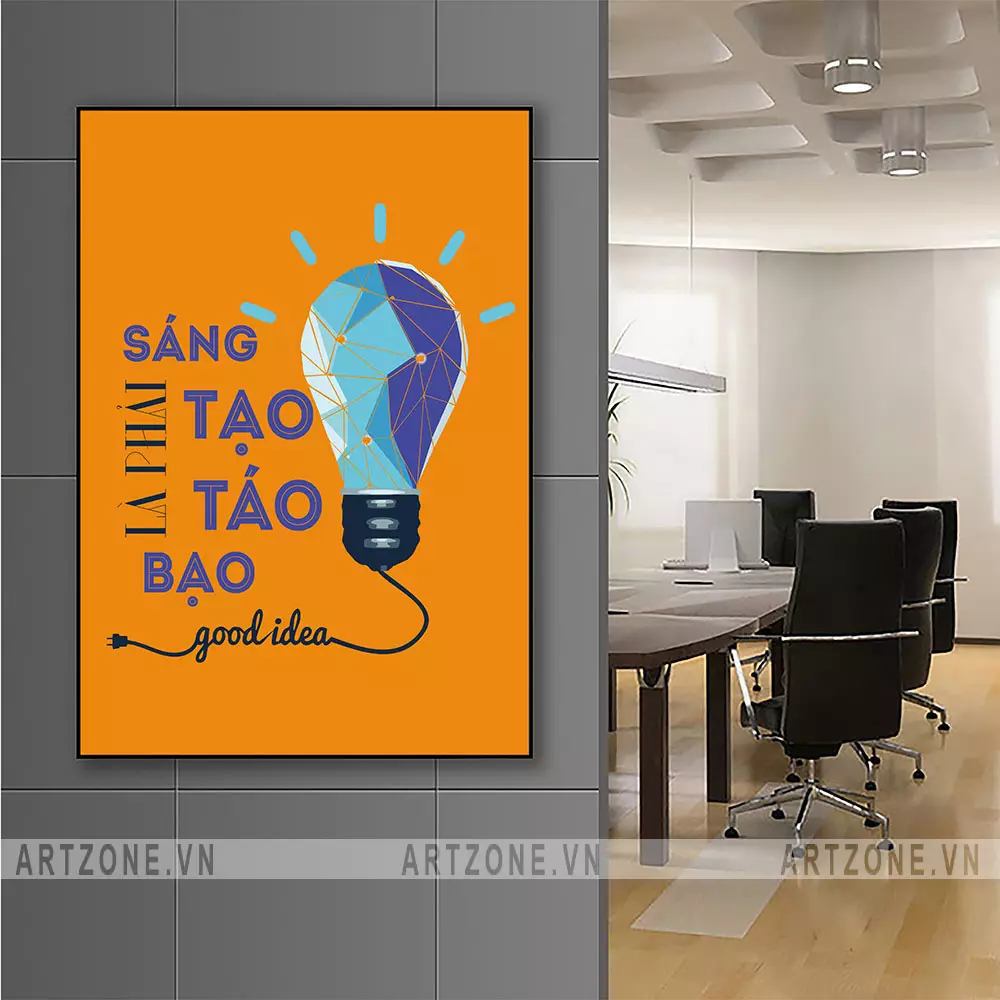 Lựa chọn tranh phù hợp với không gian văn phòng AZ1-0416