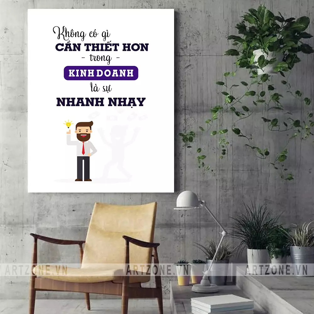 Tranh động lực treo văn phòng làm việc tạo cảm hứng