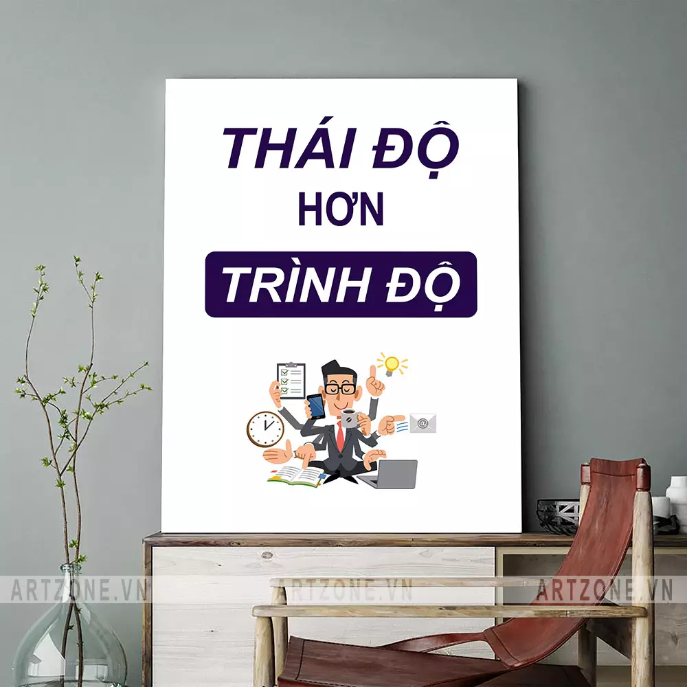 Lợi ích của tranh trang trí văn phòng tạo động lực