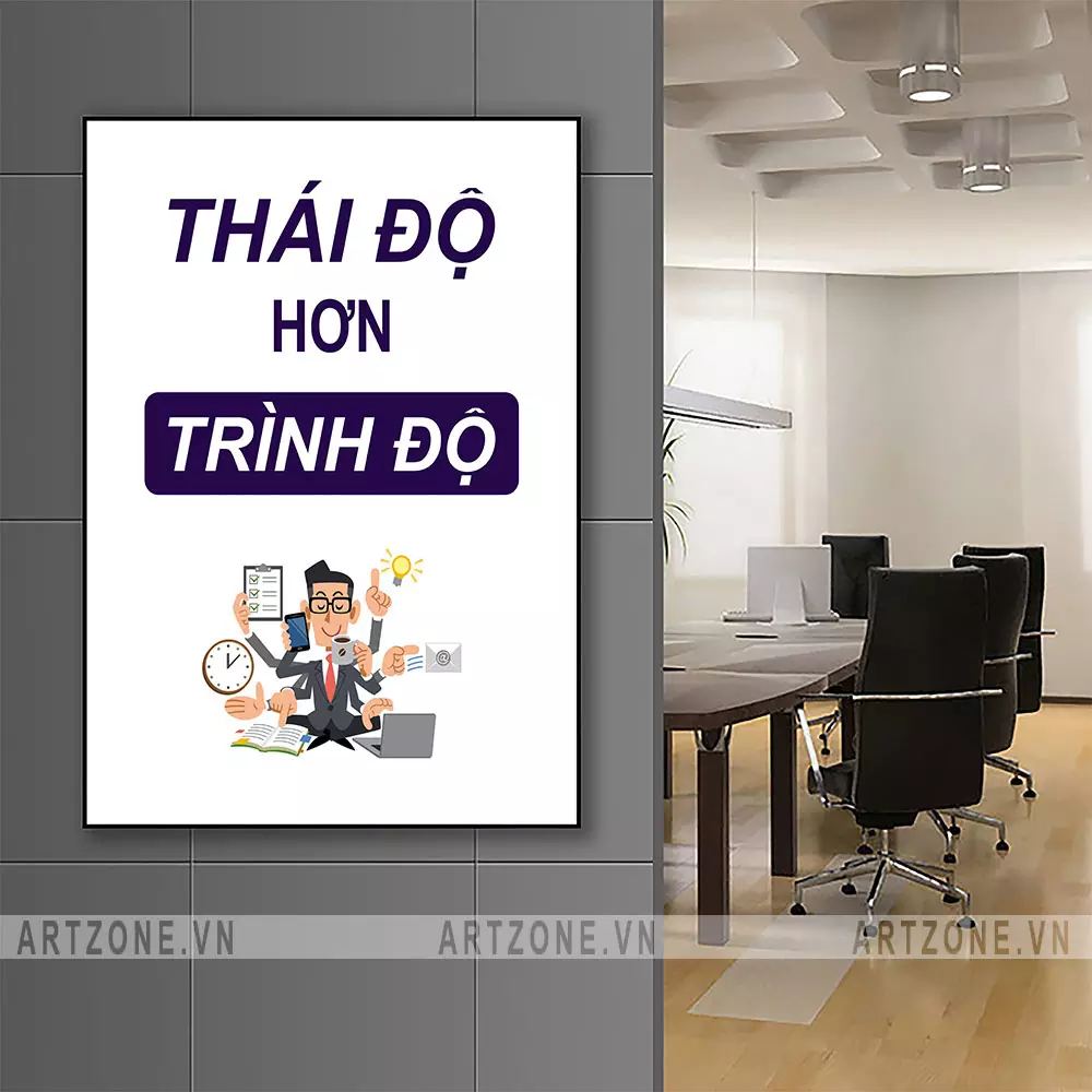 Ánh sáng trong trang trí văn phòng bằng tranh