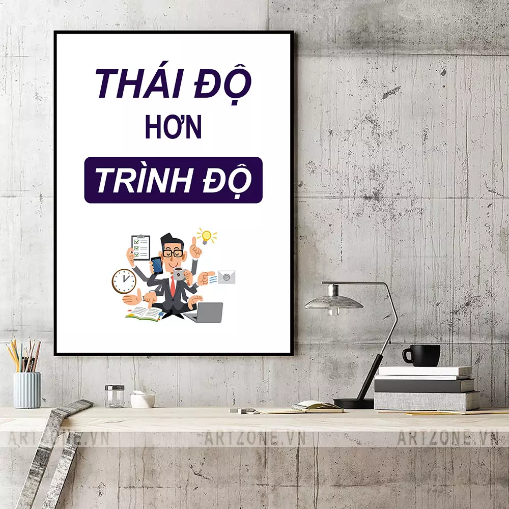 Tranh trang trí văn phòng tạo động lực - Chìa khóa thành công