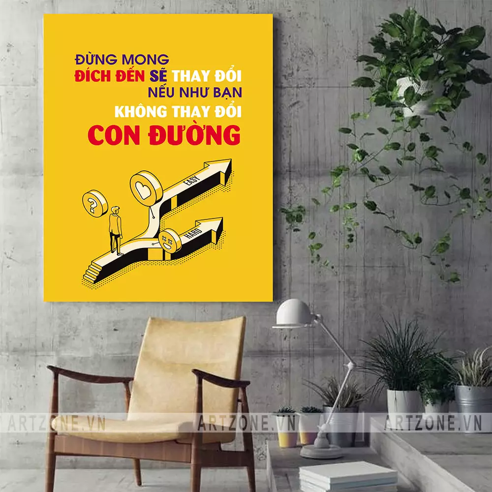 Tranh treo tường truyền cảm hứng Tranh văn phòng động lực