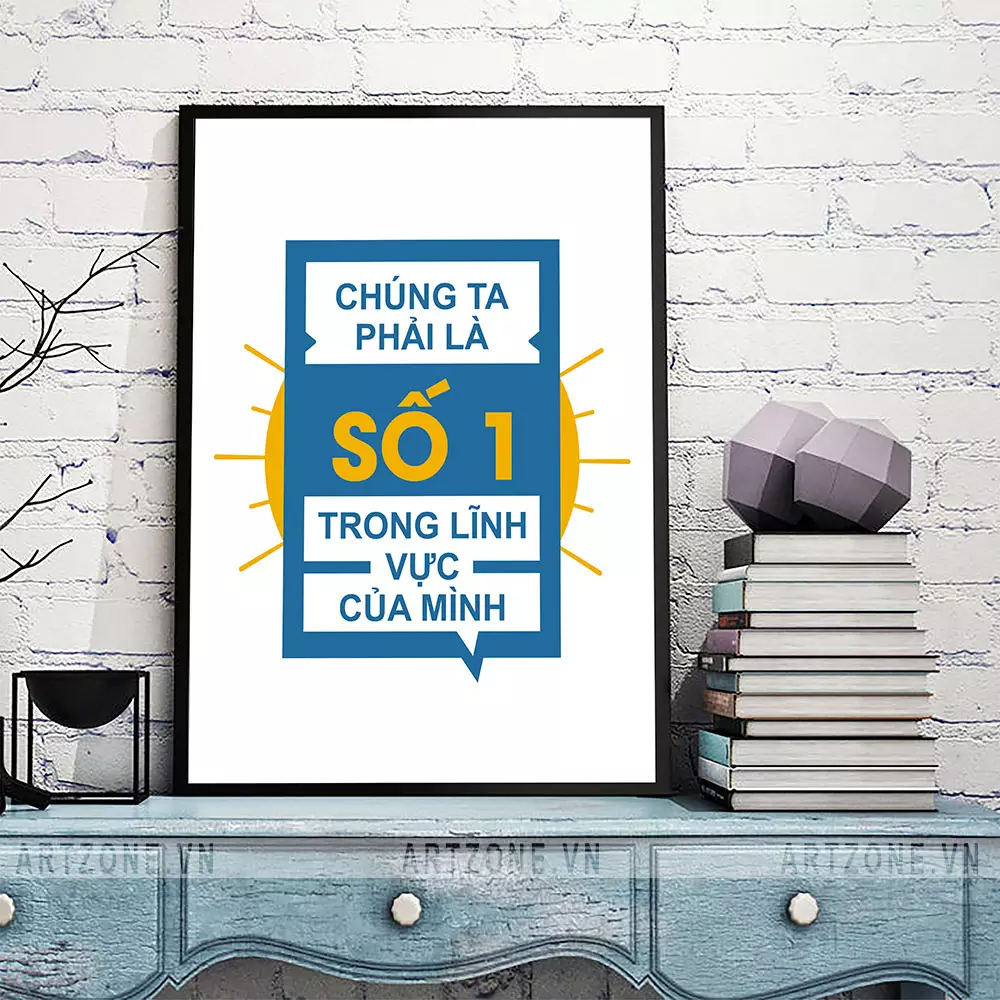 Chọn tranh có kích thước phù hợp với diện tích tường
