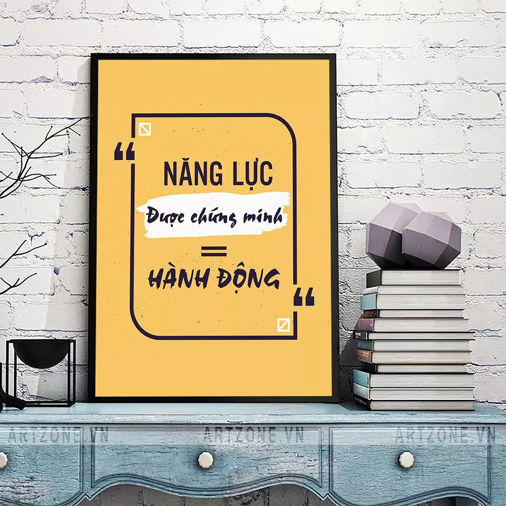 Tranh trang trí tường văn phòng tạo động lực