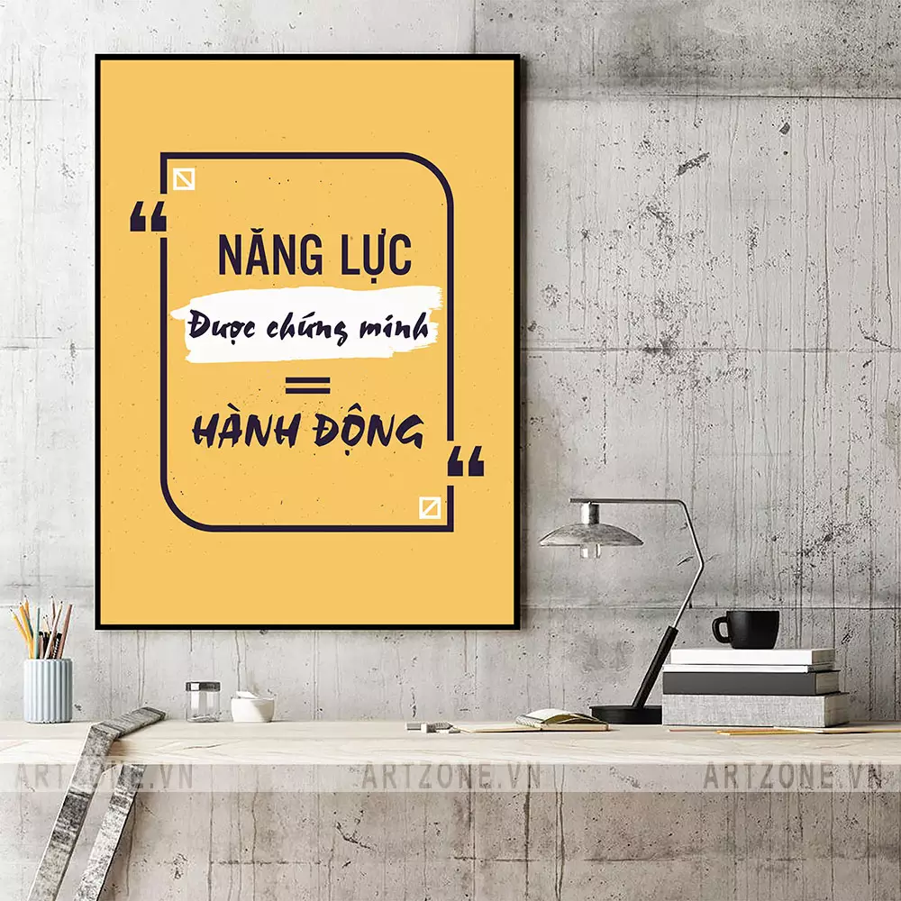 Tranh động lực treo văn phòng làm việc