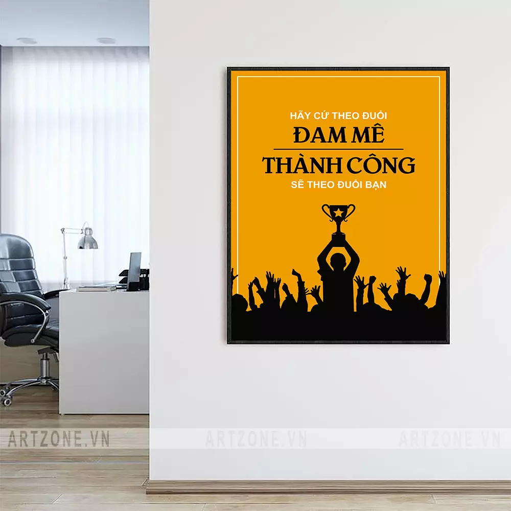 Tranh slogan tạo động lực - AZ1-0282