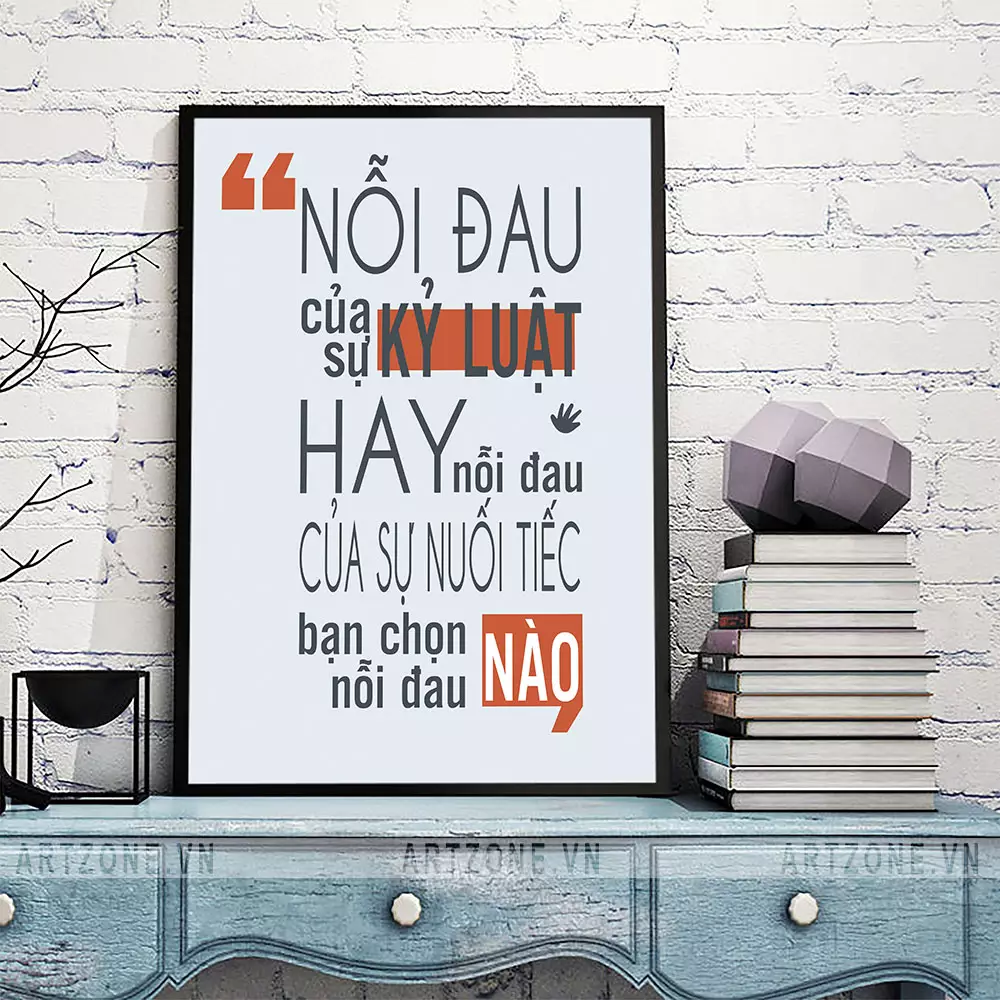 Tranh văn phòng ý nghĩa về kỷ luật
