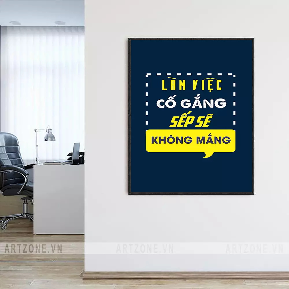 Tranh treo văn phòng truyền cảm hứng AZ1-0537