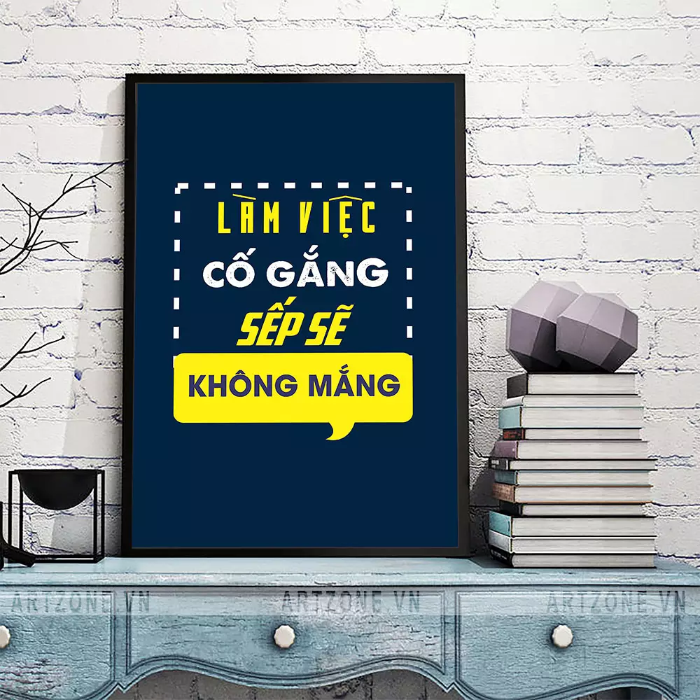 Tranh treo văn phòng trang trí AZ1-0537