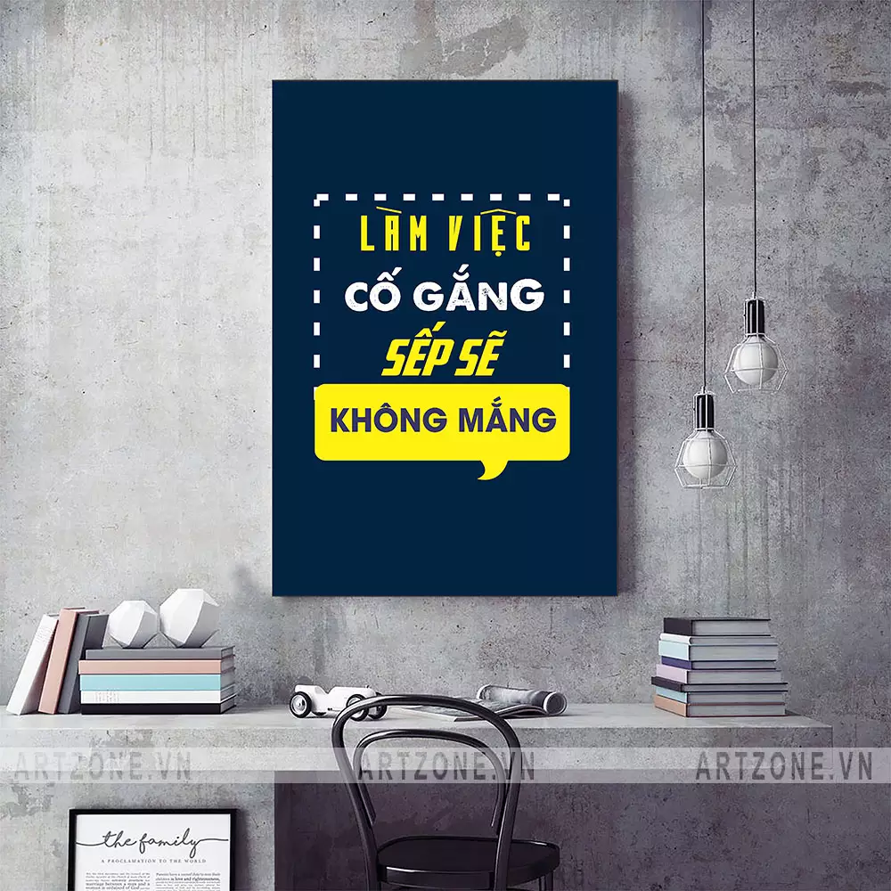 Tranh treo văn phòng treo tường AZ1-0537