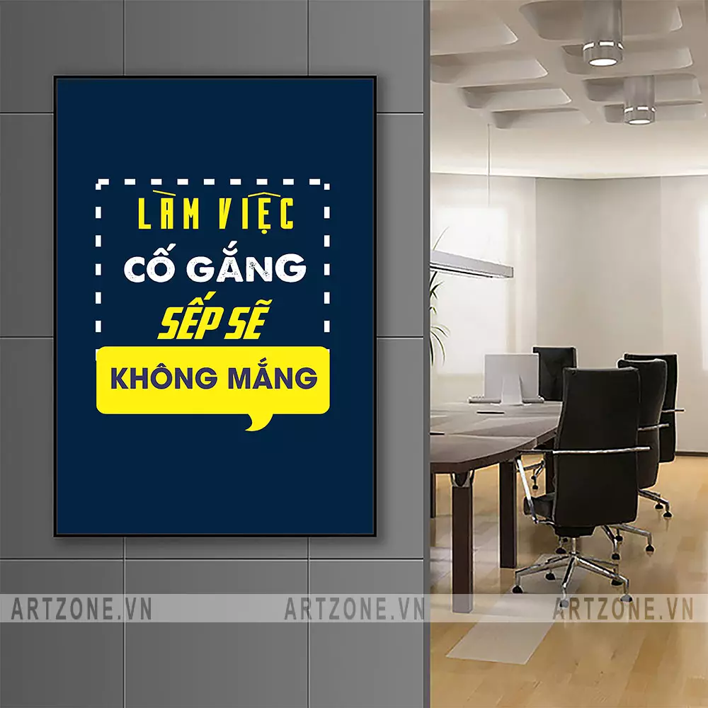 Tranh treo văn phòng tạo cảm hứng làm việc