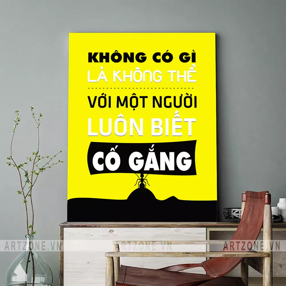 Tranh tạo động lực cho nhân viên văn phòng