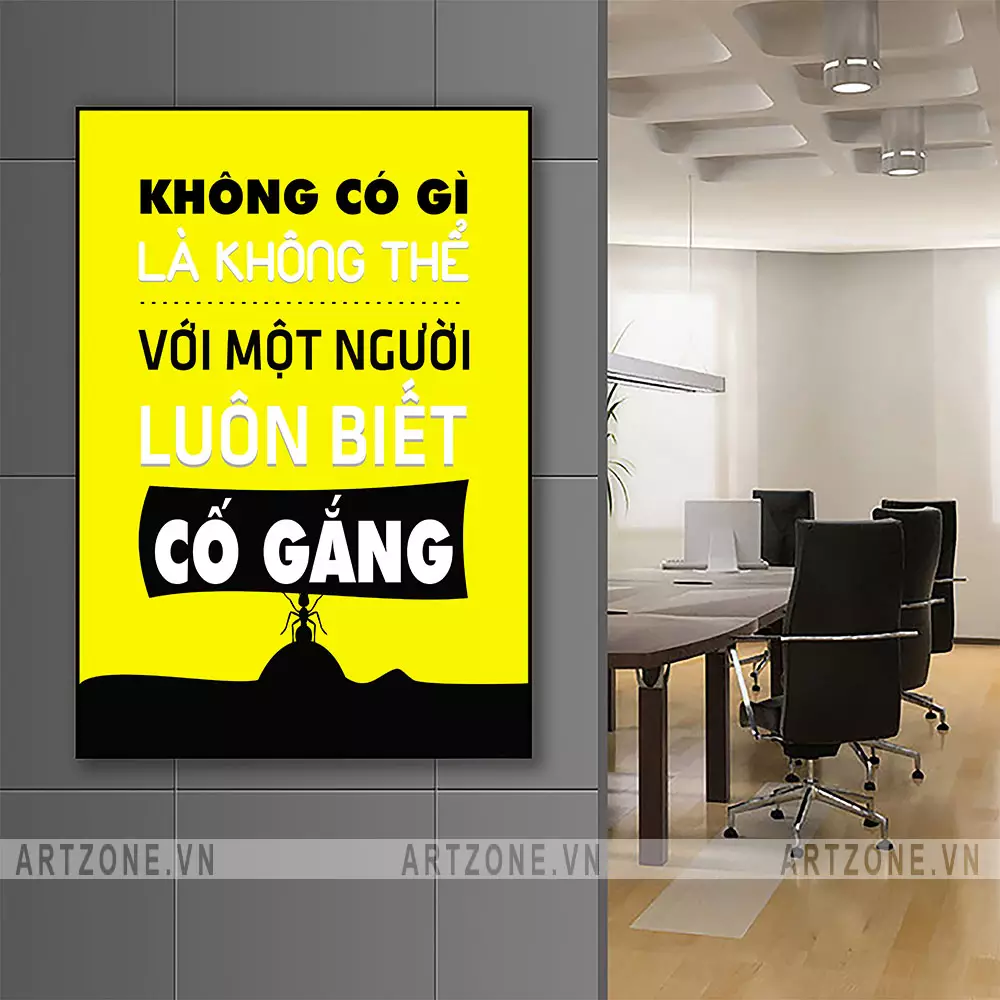 Mẫu tranh văn phòng đẹp