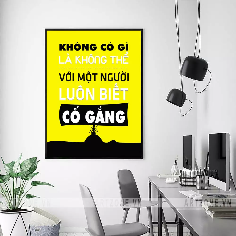 Tranh trang trí phòng làm việc chuyên nghiệp